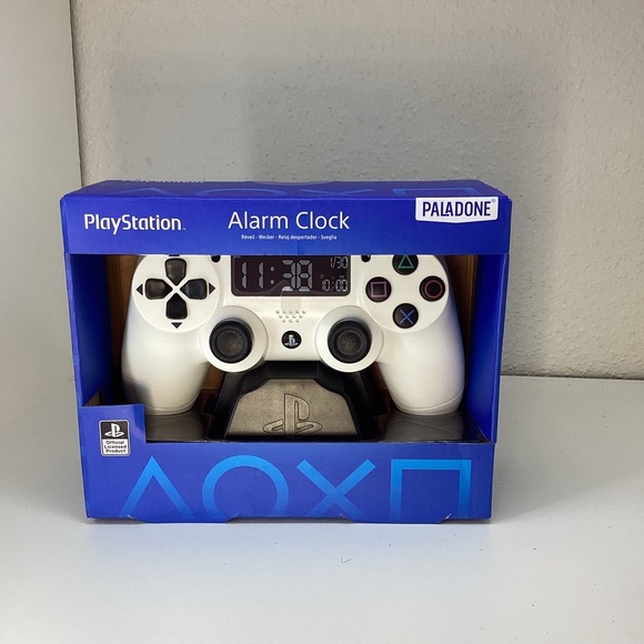 Primark Other - PlayStation PS4 Controller Alarm Clock Paladone White & Black USB Input NEW